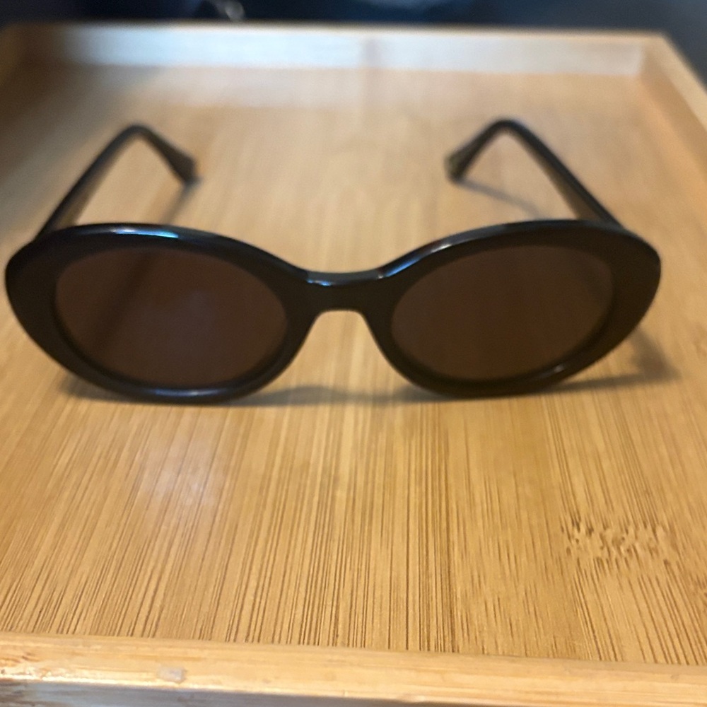 Madewell Black Oval Sunglasses